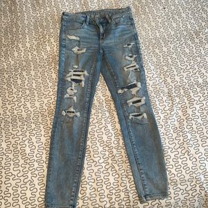 American Eagle Ne(x)t level patched jegging